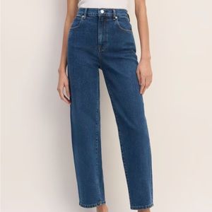 Everlane Way High Jean in Vintage Indigo Blue size 24 Regular